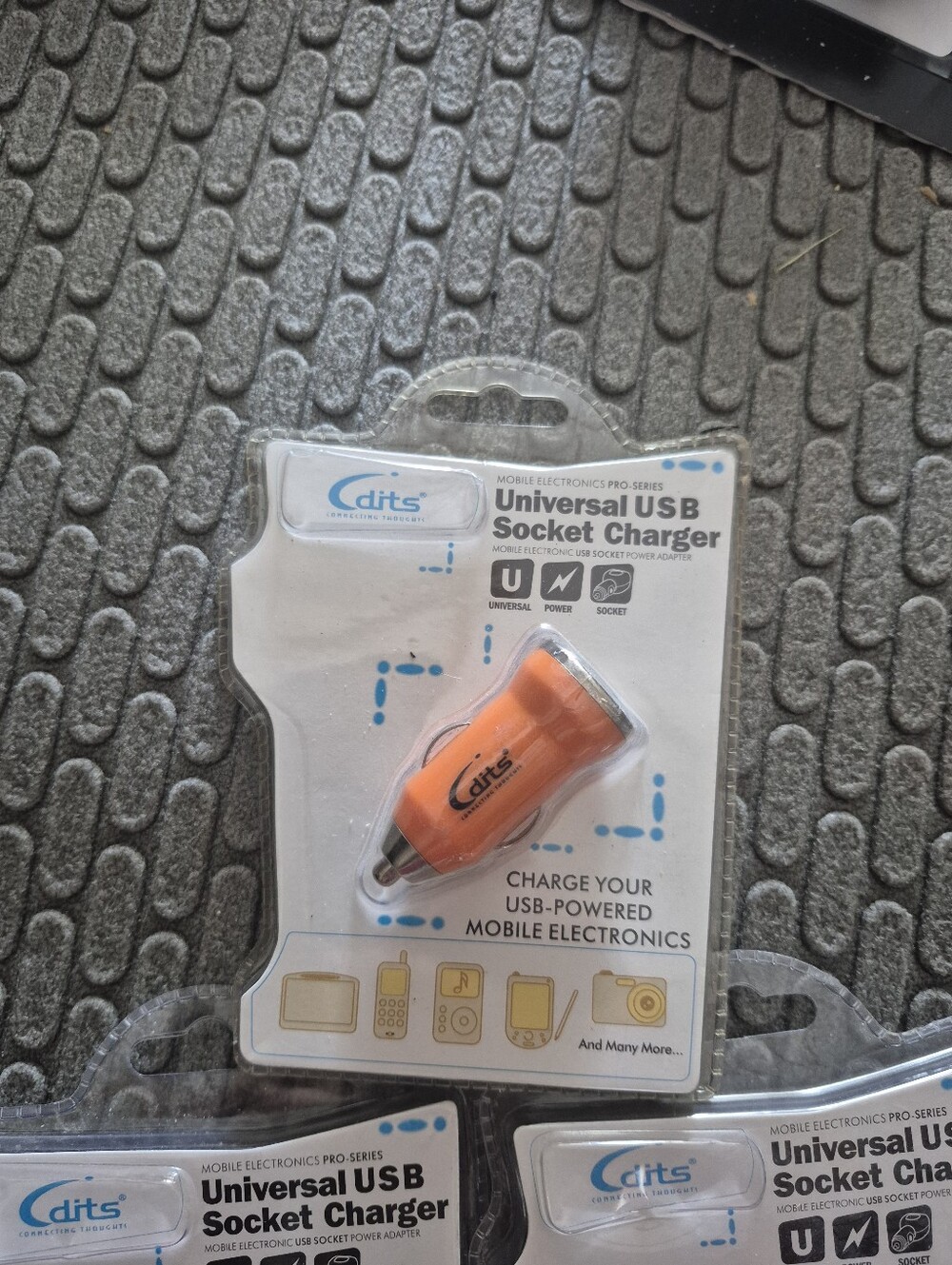 Orange Universal USB Socket Car Charger